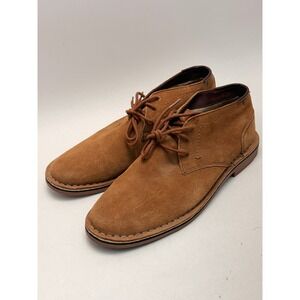 Desert Sun Mens Tan Brown Suede Leather Chukka Boots Size 9‎ M 06/2017